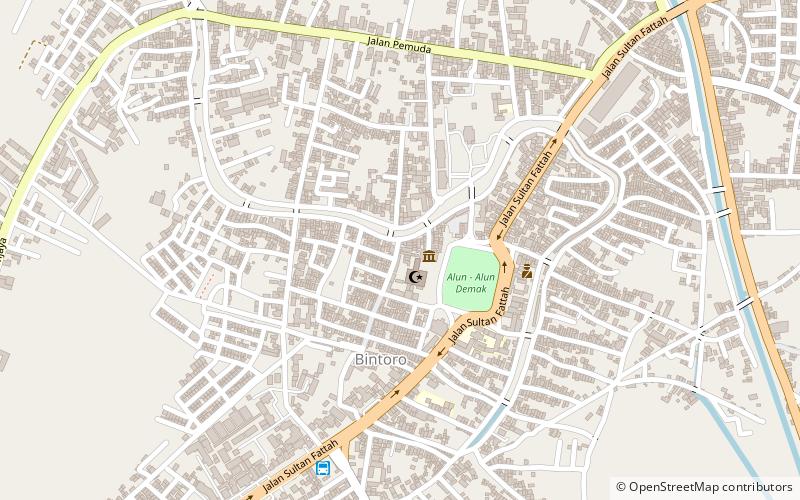 Demak Great Mosque location map