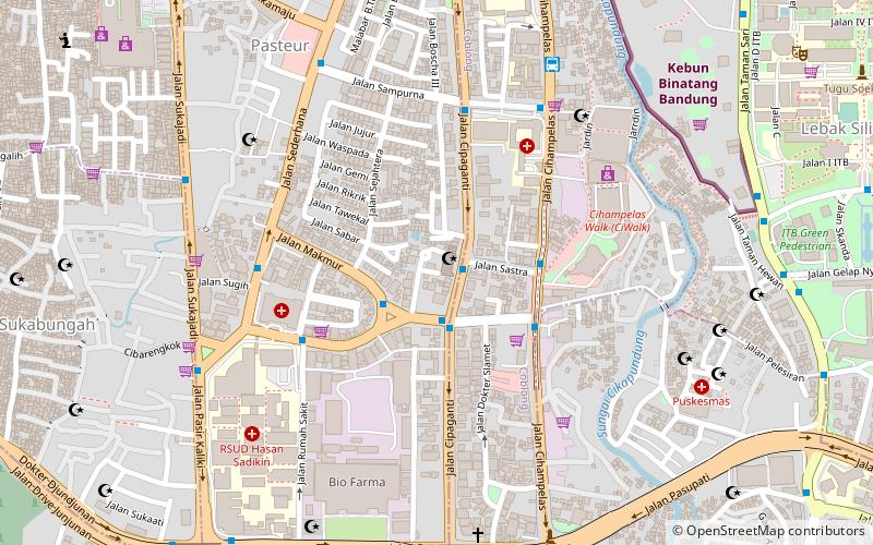 cipaganti mosque bandung location map