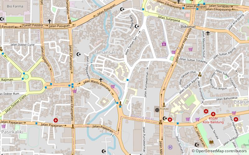 universitas islam bandung location map