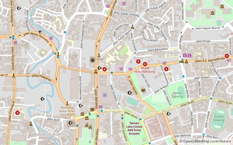 riau junction bandung location map