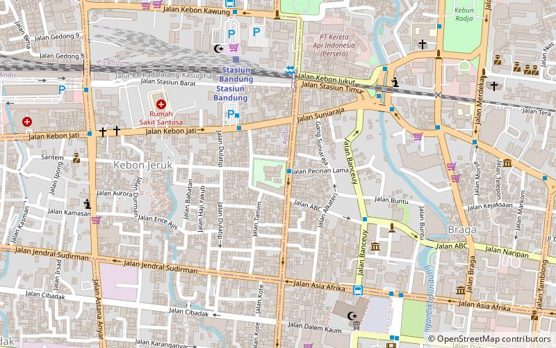 Pasar Baru Trade Center location map