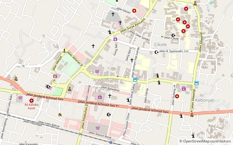 Sukabumi location map