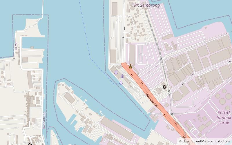 Port of Tanjung Emas location map