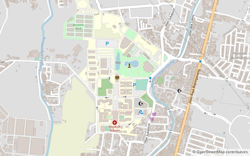 telkom university bandung location map