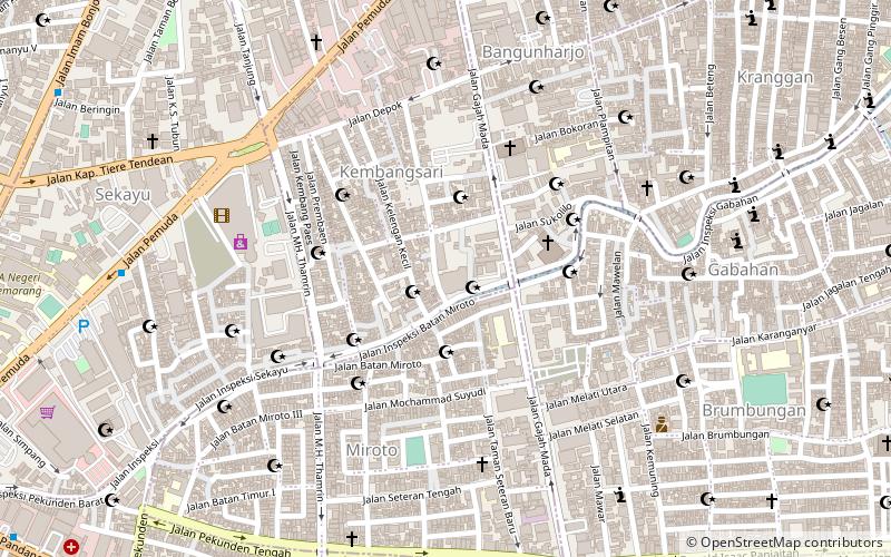 semarang town square location map