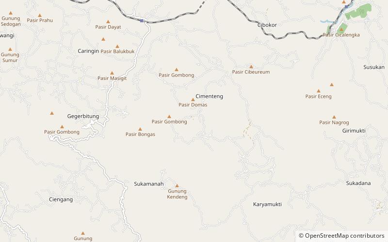 Gunung Padang location map