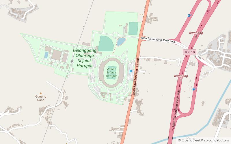 Jalak Harupat Soreang Stadium location map