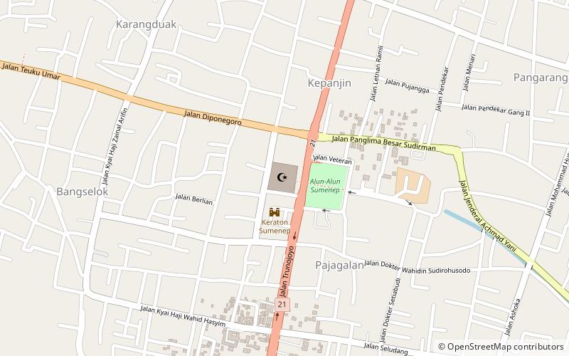 Great Mosque of Sumenep location map