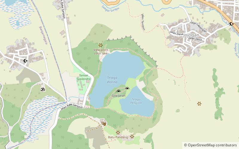 Pengilon & Warna Lakes location map