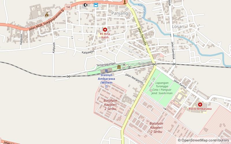 Eisenbahnmuseum Ambarawa location map