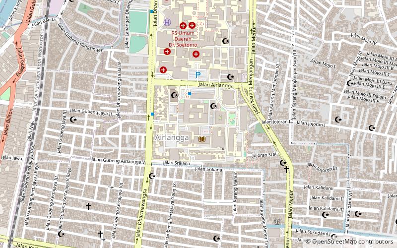 fib unair surabaya location map