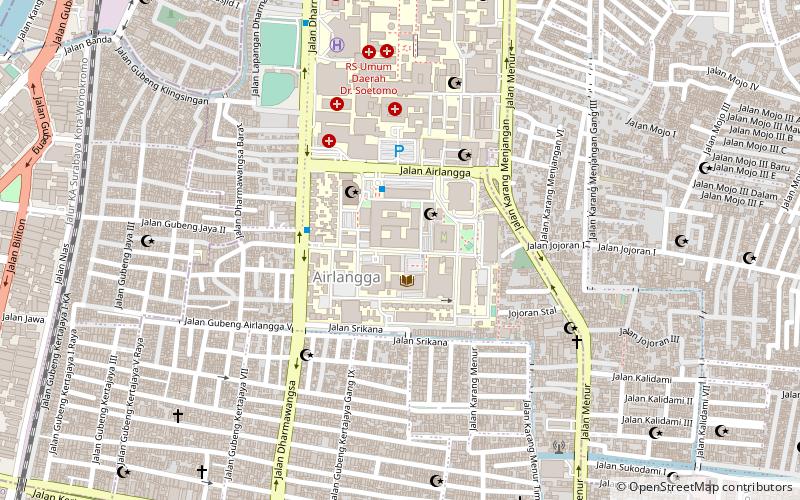 Universität Airlangga location map