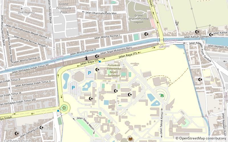 politeknik elektronika negeri surabaya surabaja location map