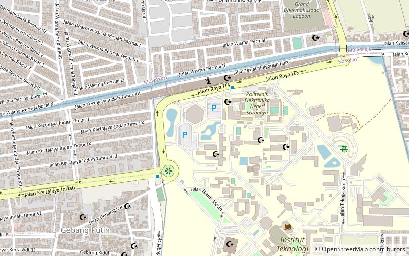kolam jurusan manajemen bisnis surabaya location map