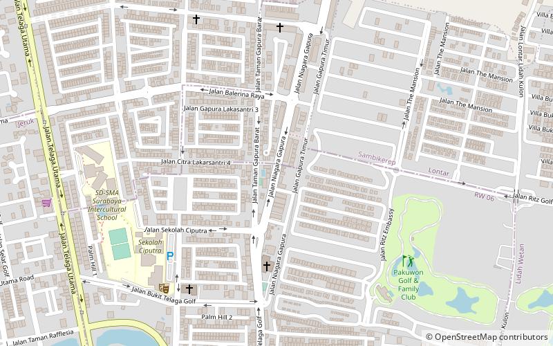 g walk surabaya location map