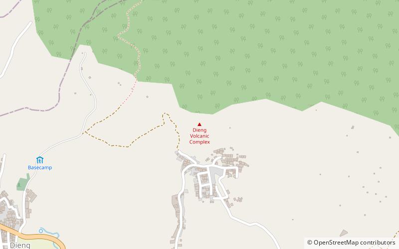 Dieng location map