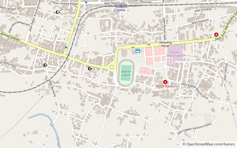 galuh stadium ciamis location map