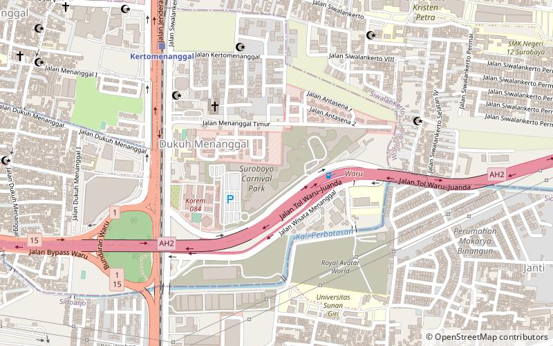 Suroboyo Carnival Park location map