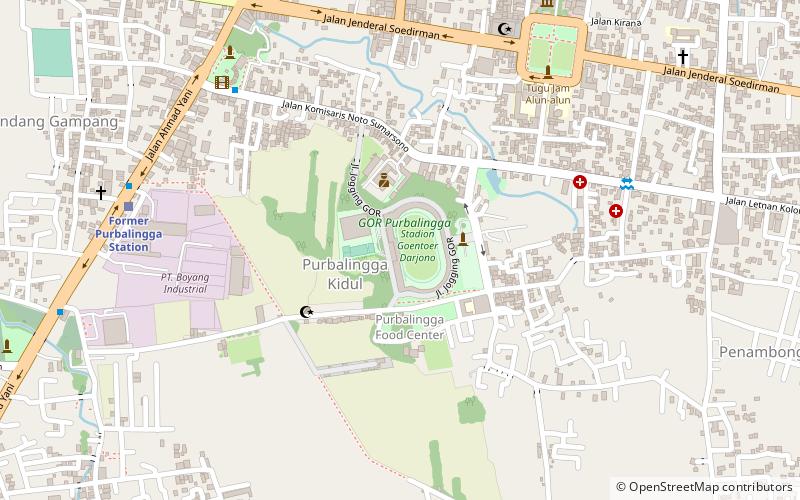 Goentoer Darjono Stadium location map