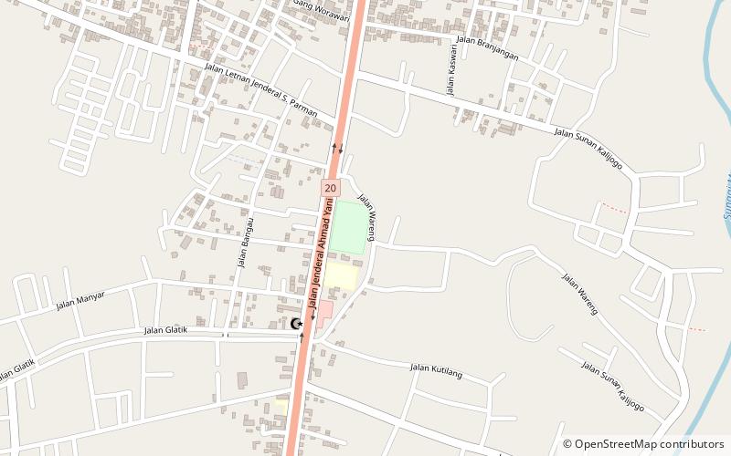 ketonggo stadium ngawi regency location map