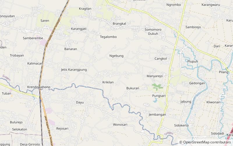 Sitio de los primeros hombres de Sangiran location map