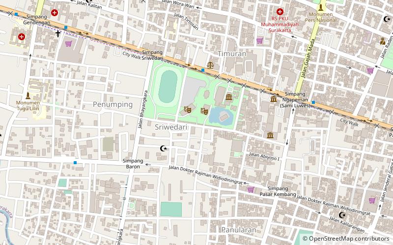 pasar buku sriwedari solo location map