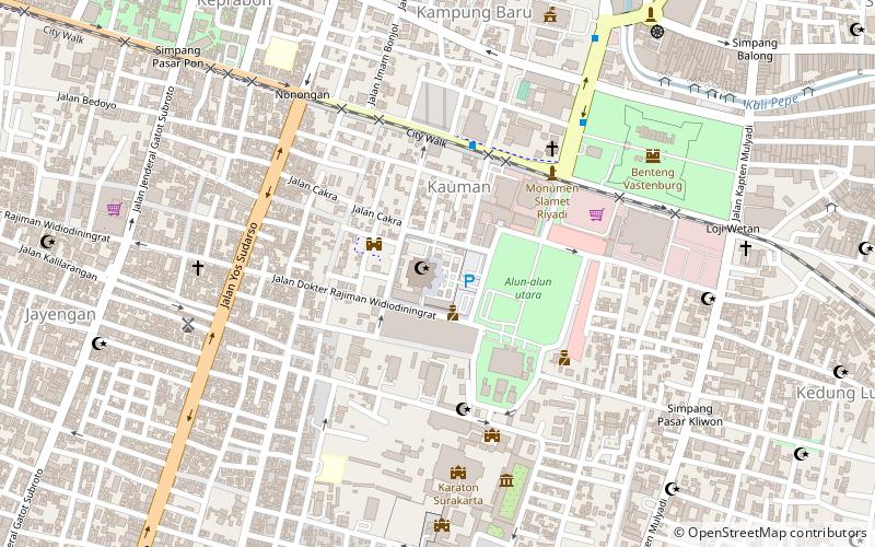 Masjid Agung Surakarta location map