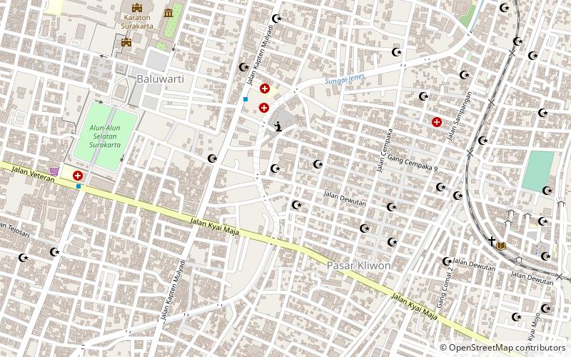 pasar kliwon solo location map