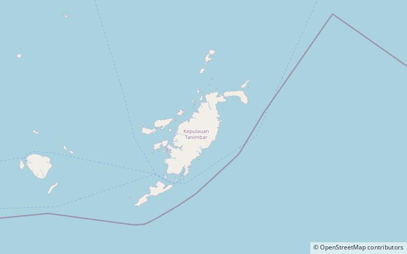 Îles Tanimbar location map