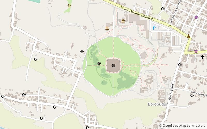 boduran borobudur location map