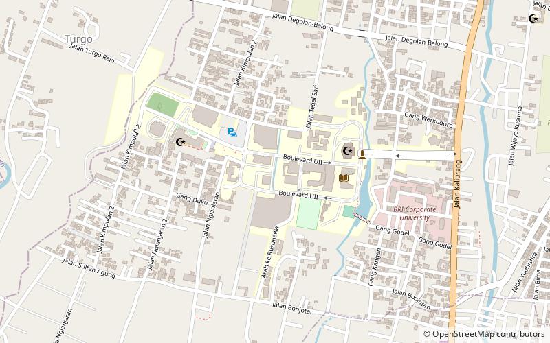 Universitas Islam Indonesia location map