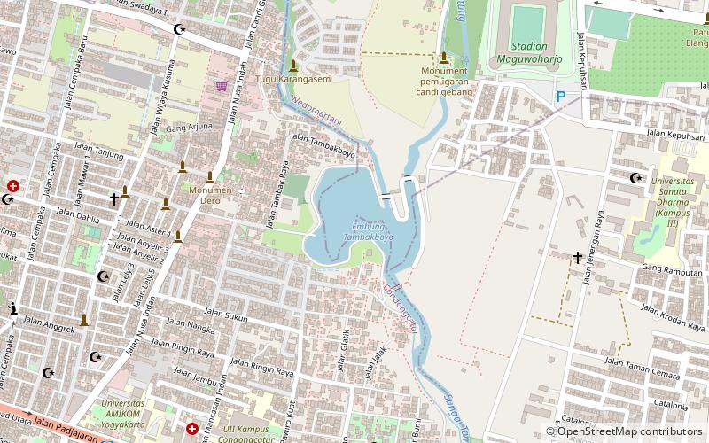 embung tambakboyo sleman location map