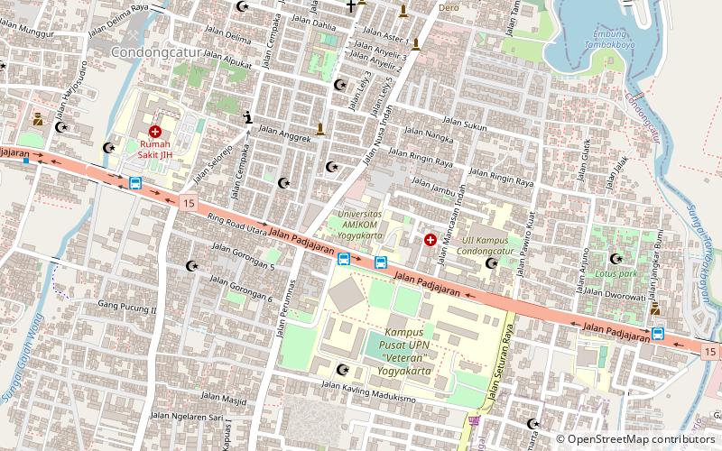 university of amikom yogyakarta location map