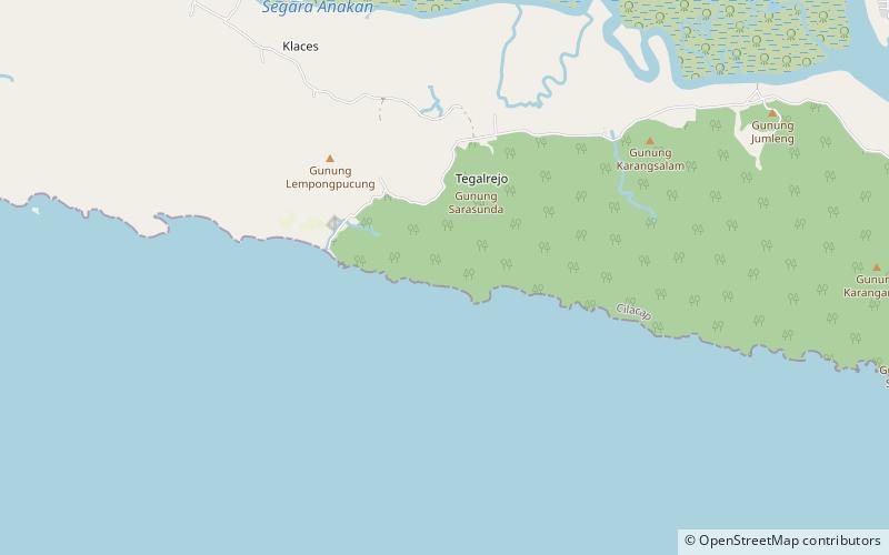 Nusa Kambangan location map