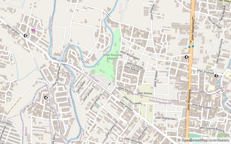 sindu kusuma edupark ske yogyakarta location map