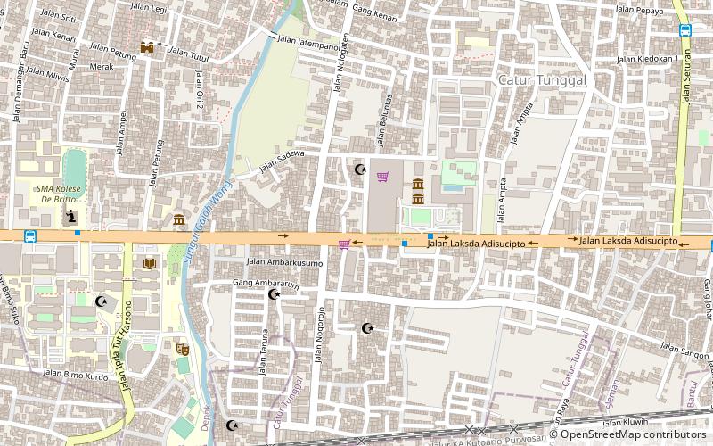 royal ambarrukmo yogyakarta location map