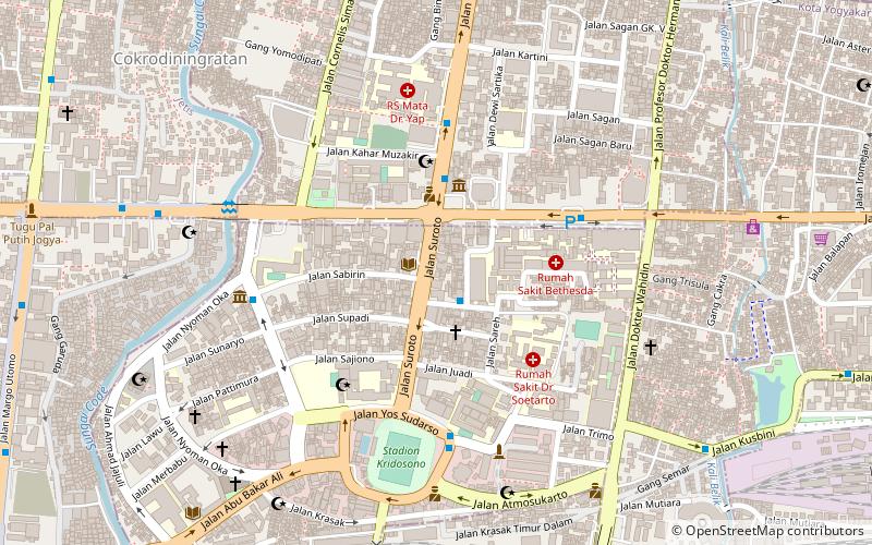 perpustakaan kota yogyakarta location map