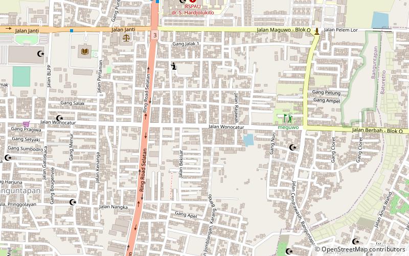pasar bantengan yogyakarta location map