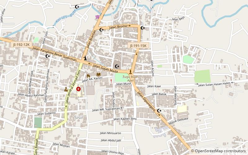 Alun Alun location map