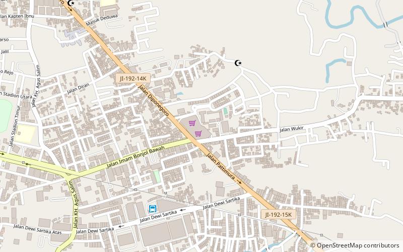 batu town square location map