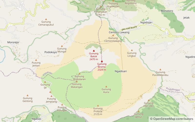 Parc national de Bromo-Tengger-Semeru location map