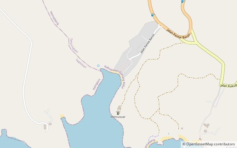Baron Beach location map