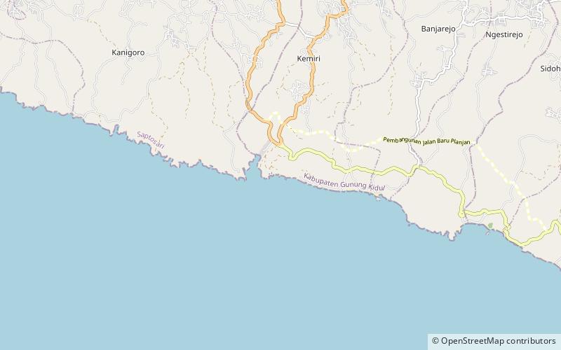 Kukup Beach location map