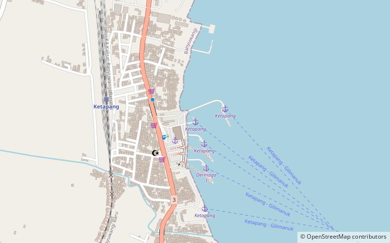 Port of Ketapang location map