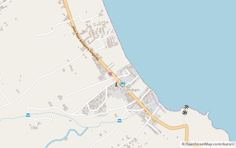 Tulamben location map