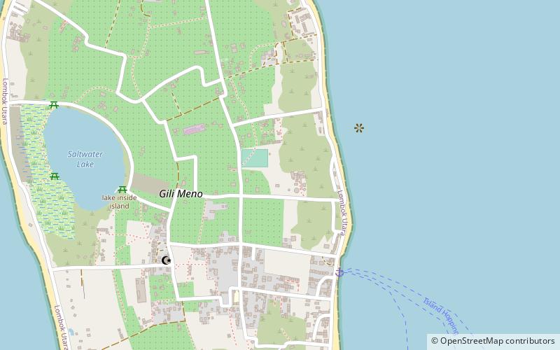 Gili Islands location map