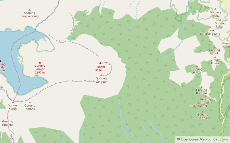 Lago Segara Anak location map