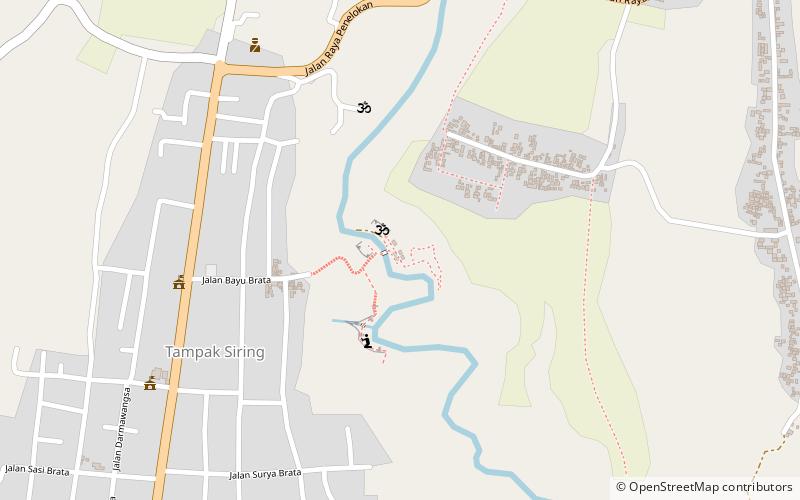 Gunung Kawi location map