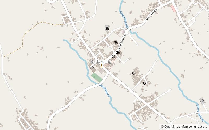 Budakeling location map