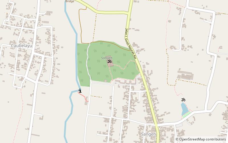 sangeh monkey forest location map